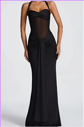 Maélie long maxi dress