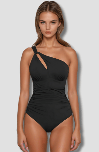 Cut-Out Shaping Swimsuit